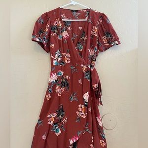 Soprano Orange Floral Dress